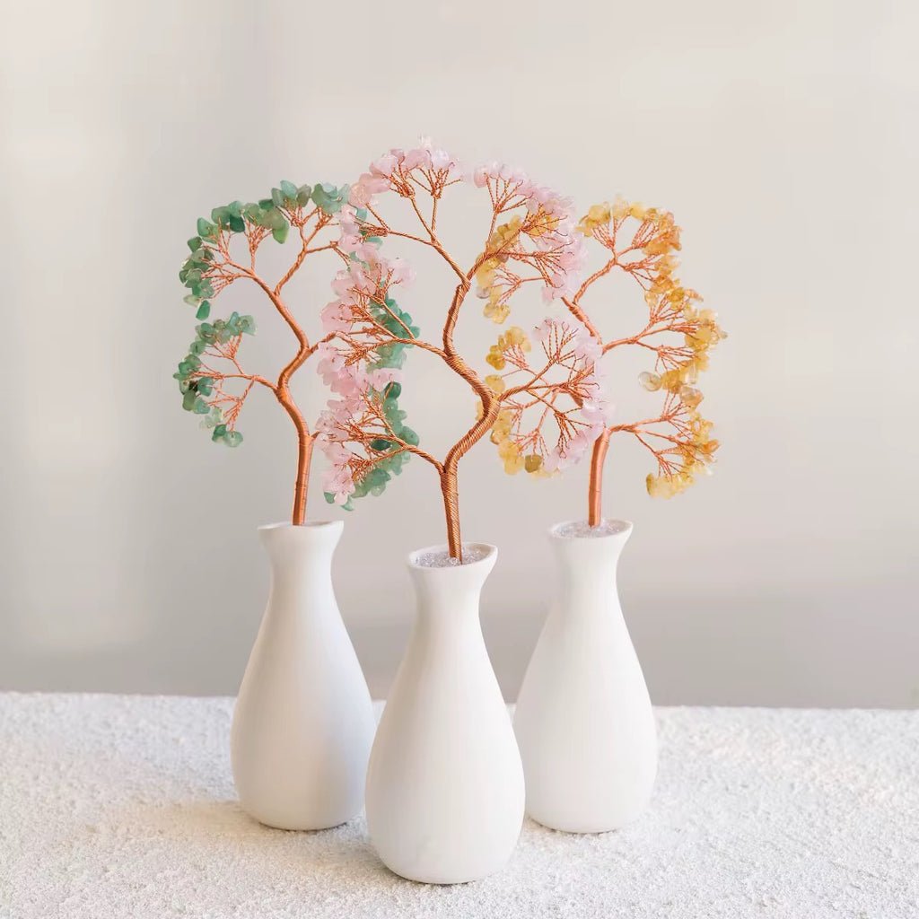 Gemstone Tree Vase- Table Top Decor