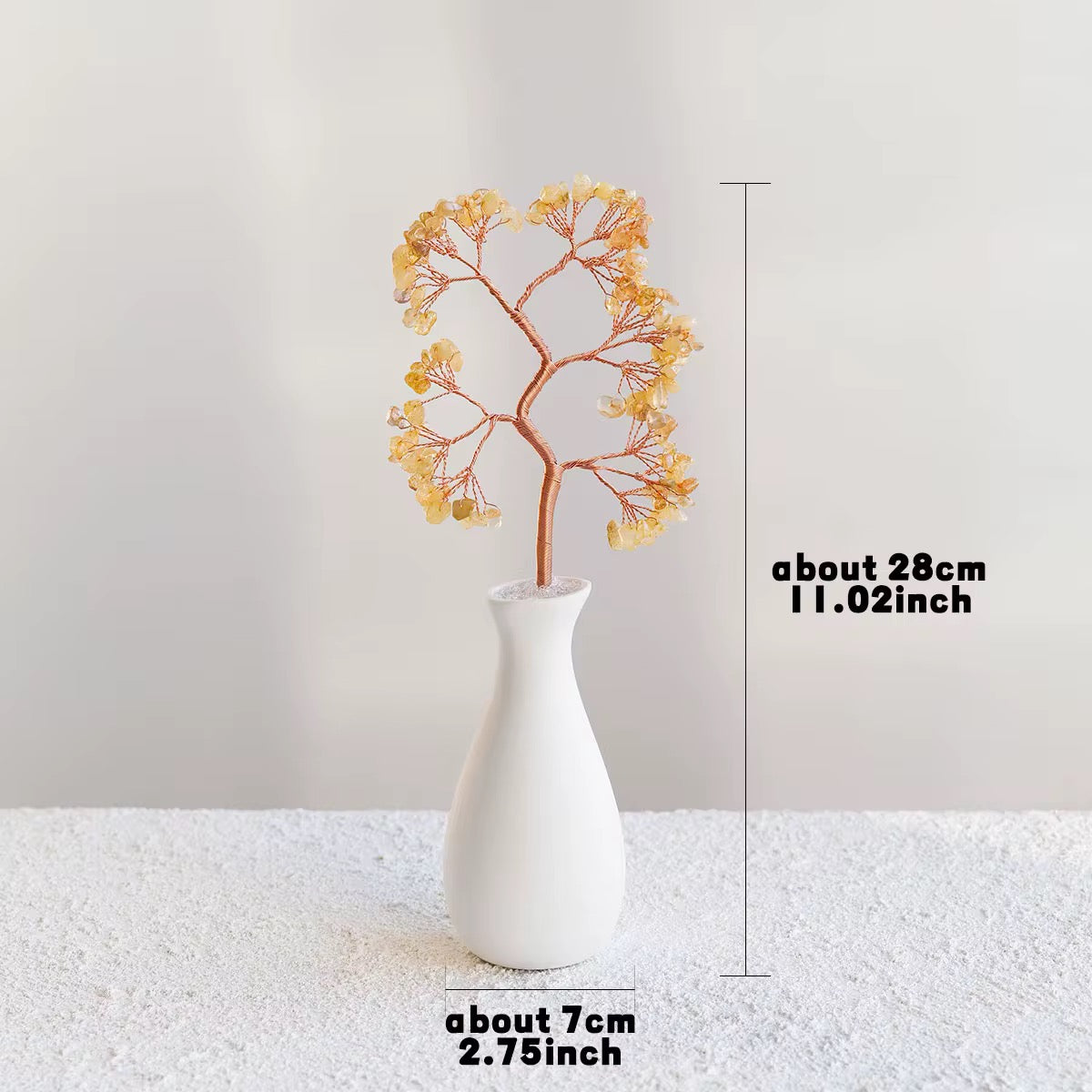 Gemstone Tree Vase- Table Top Decor