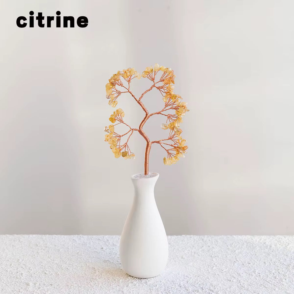 Gemstone Tree Vase- Table Top Decor
