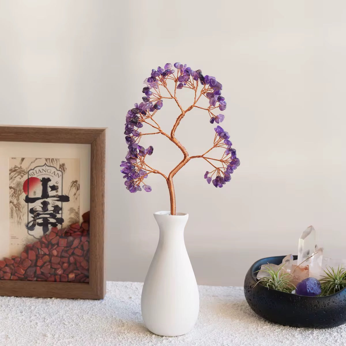 Gemstone Tree Vase- Table Top Decor