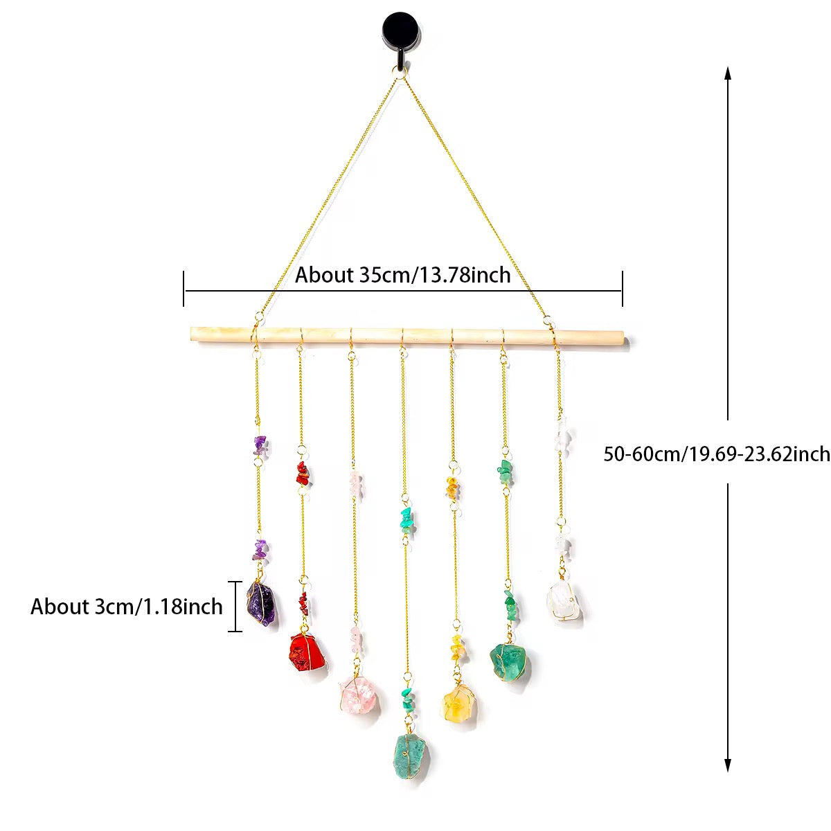 Crystal 7 Chakra Wall Art